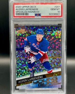 Alexis Lafreniere Young Guns Rainbow PSA 10 2020-21 Upper Deck #201 Rookie Card