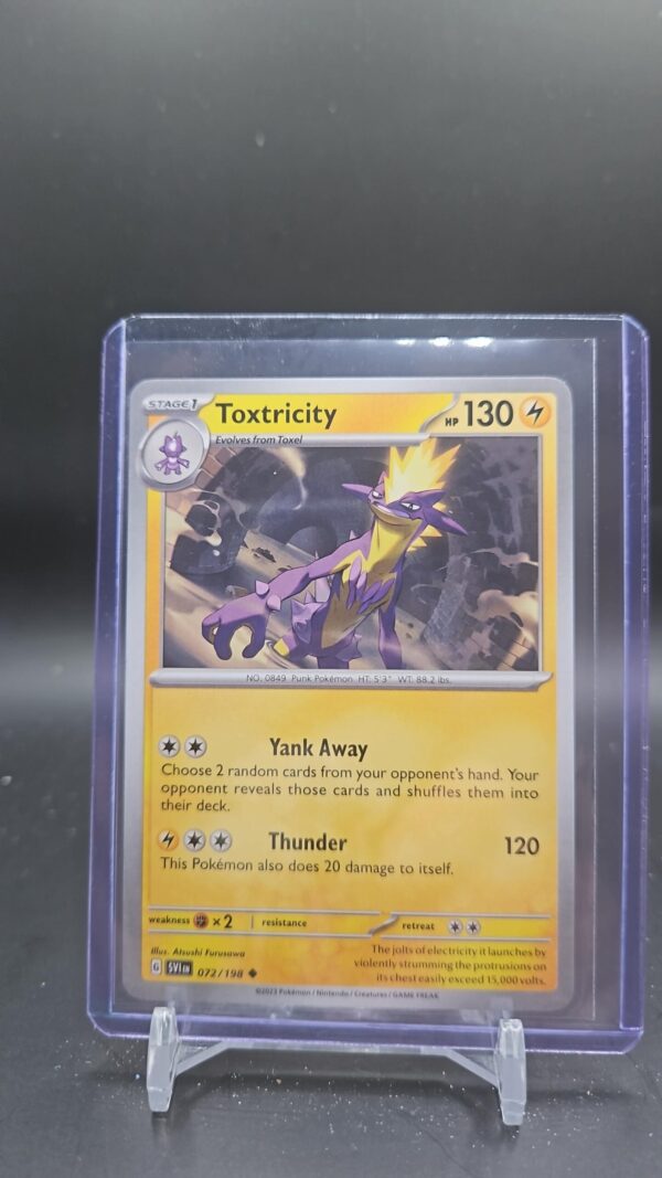 Toxtricity Scarlet & Violet Pokémon Card 072/198