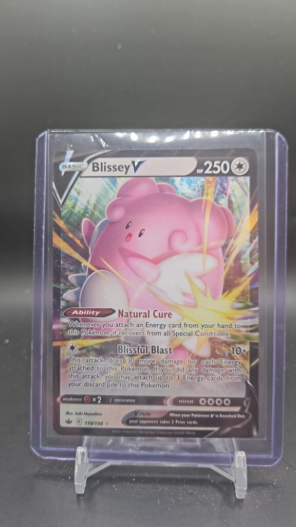Blissey V 119/198 Holo Ultra Rare Chilling Reign Pokémon TCG Card Front