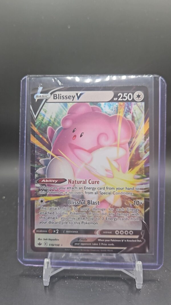 Pokémon TCG Blissey V Sword & Shield - Chilling Reign 119/198 Holo Ultra Rare