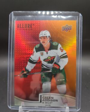 2021-22 ALLURE RAINBOW RED/ORANGE CALEN ADDISON ROOKIE #R-49
