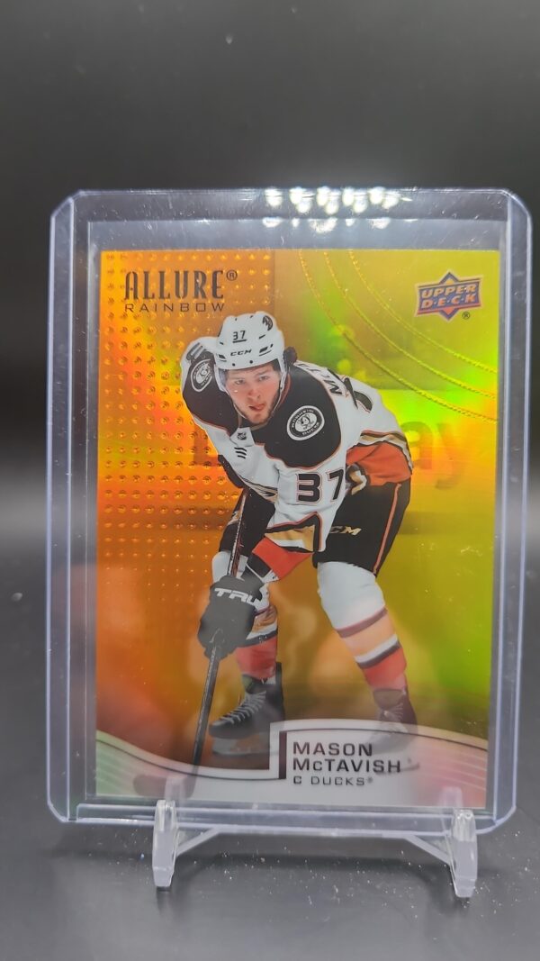 2021-22 UD Allure RAINBOW ORANGE-YELLOW MASON MCTAVISH R-3