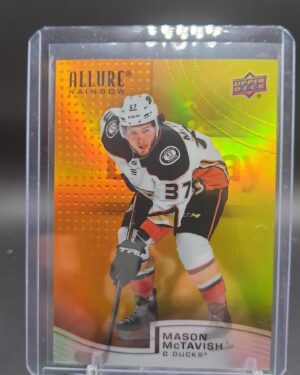 2021-22 UD Allure RAINBOW ORANGE-YELLOW MASON MCTAVISH R-3
