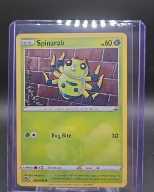 Spinarak Silver Tempest reverse holo common Pokémon TCG card