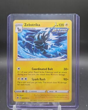 Zebstrika Chilling Reign reverse holo Pokémon TCG card