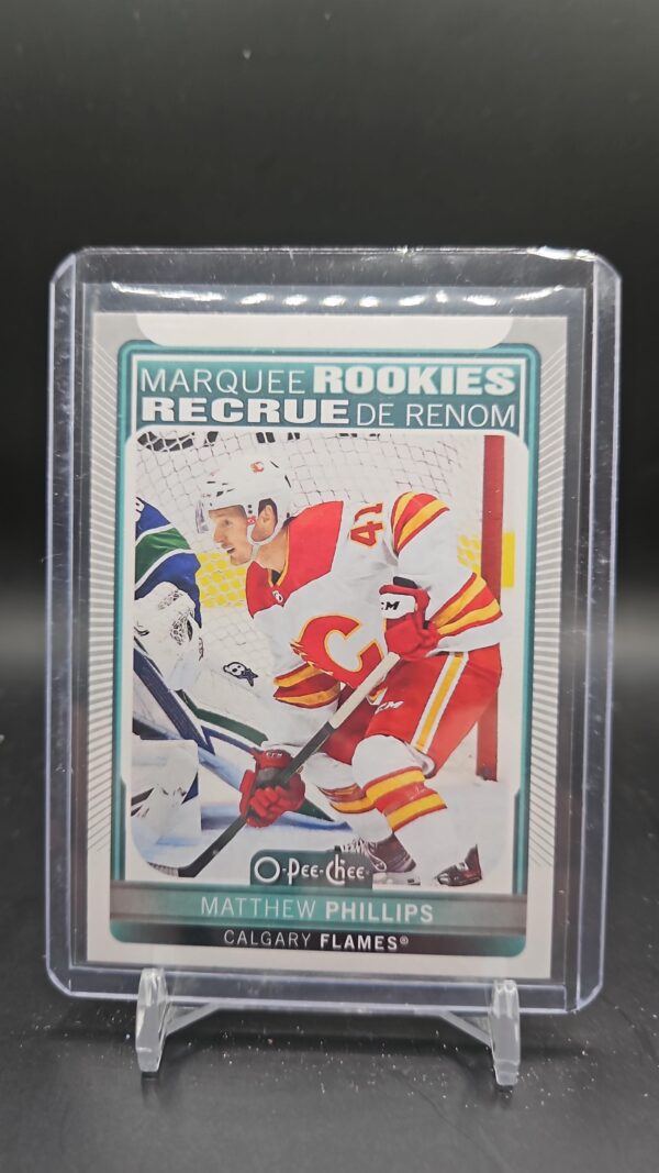 2021-22 O-Pee-Chee Marquee Rookie #633 Matthew Phillips Calgary Flames RC