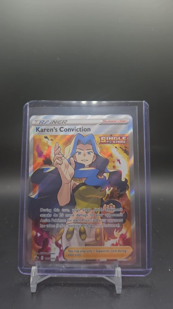 Karen's Conviction - 193/198 - Pokemon Chilling Reign Sword Shield Full Art