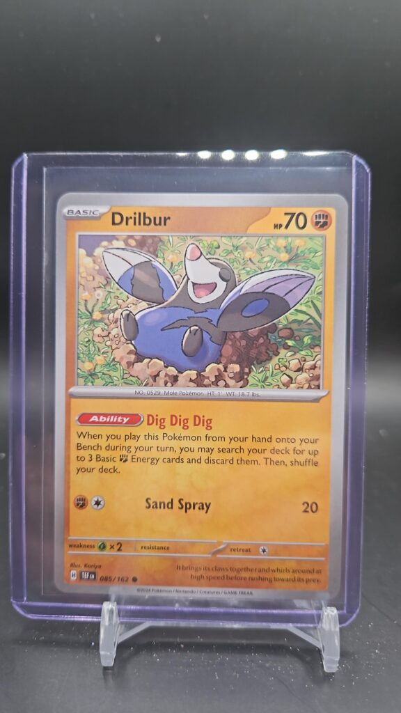 Drilbur Temporal Forces common Pokémon TCG card