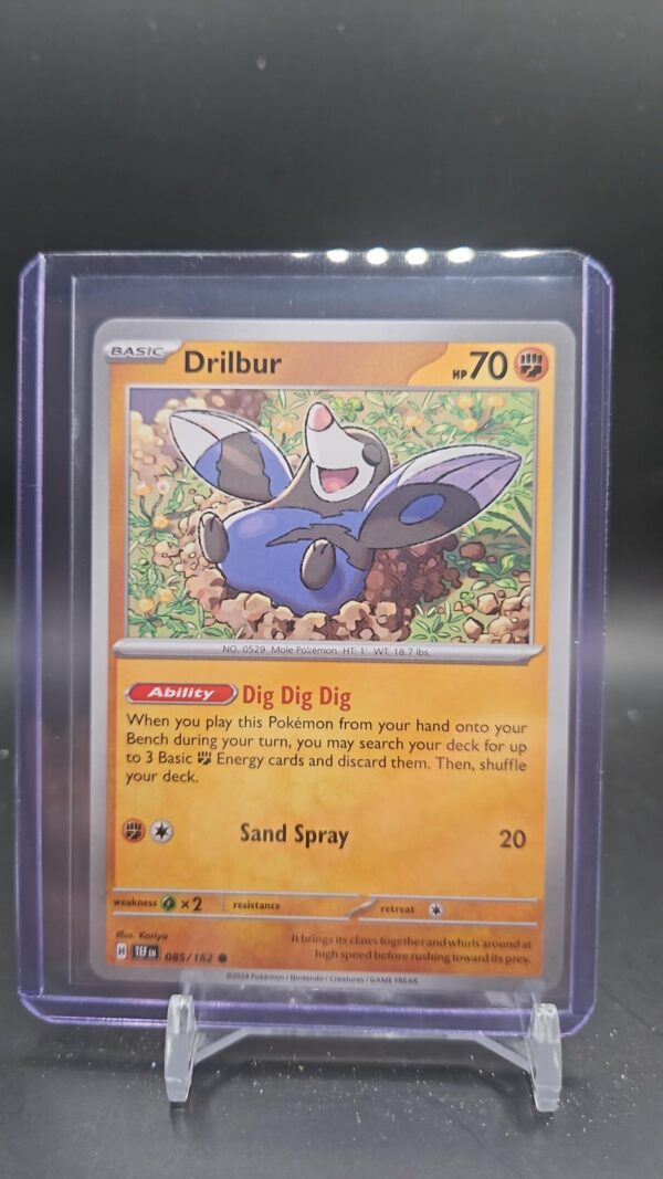 Drilbur 085/162 Common Pokemon Scarlet & Violet Temporal Forces