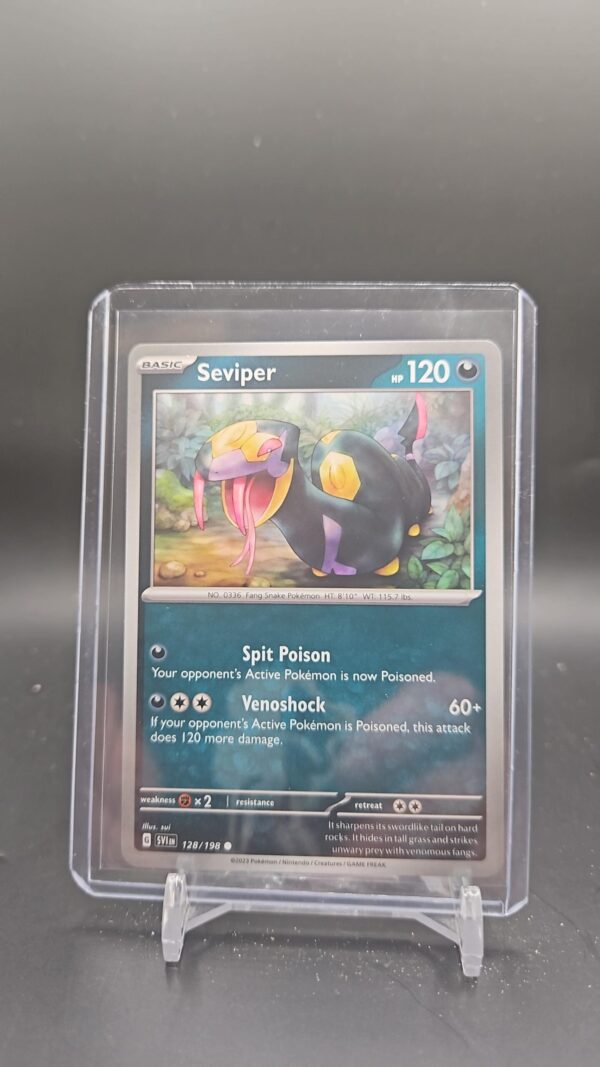 Pokemon Seviper 128/198 Scarlet & Violet Base Set