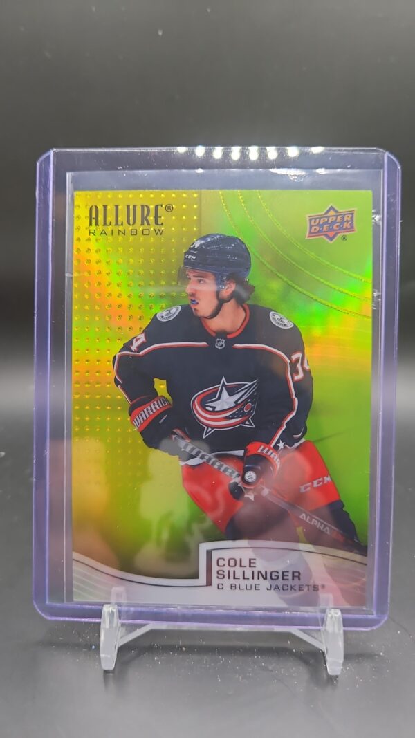 2021-22 Upper Deck Allure Yellow/Green Cole Sillinger #R-48