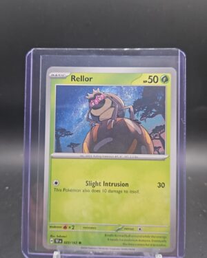 Rellor Temporal Forces reverse holo Pokémon TCG card