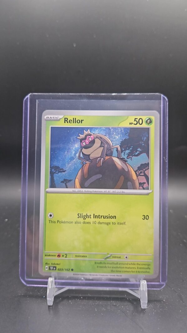 Rellor 023/162 Reverse Holo Pokemon TCG Scarlet & Violet: Temporal Forces