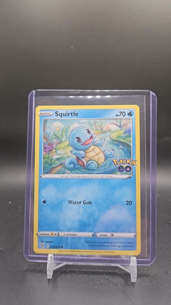 Squirtle Pokémon GO common Pokémon TCG card