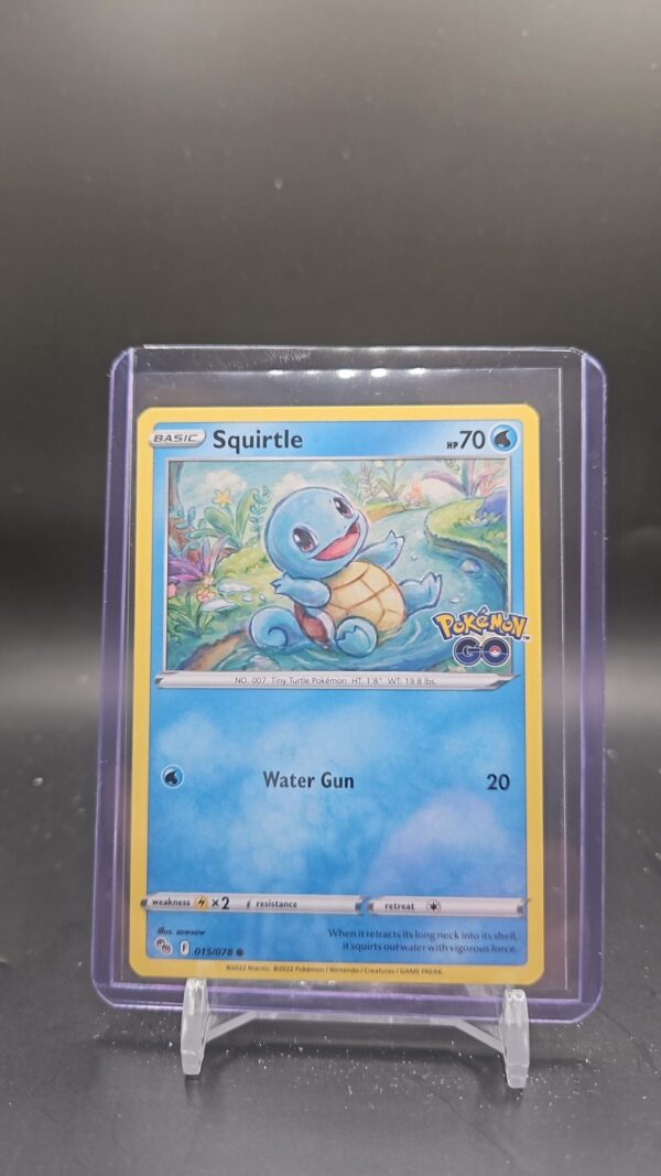 Squirtle Pokémon GO common Pokémon TCG card