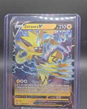 Zeraora V 053/198 Ultra Rare Chilling Reign Pokémon Card Near Mint Front