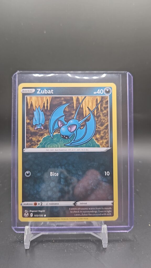 Zubat Silver Tempest common Pokémon TCG card