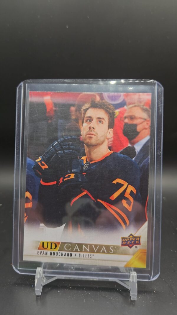 2022-23 Upper Deck Series 1 UD Canvas #C33 Evan Bouchard Edmonton