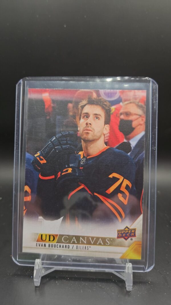 2022-23 Upper Deck Series 1 UD Canvas #C33 Evan Bouchard Edmonton