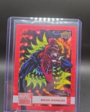 2020-21 Upper Deck Marvel Annual Fractal Miles Morales #71