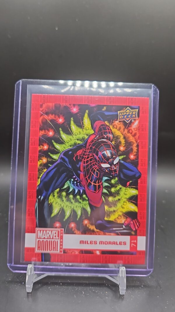 2020-21 Upper Deck Marvel Annual Fractal Miles Morales #71