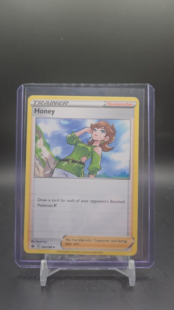 Honey Chilling Reign uncommon Supporter Pokémon TCG card