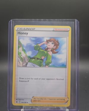 Honey Chilling Reign uncommon Supporter Pokémon TCG card
