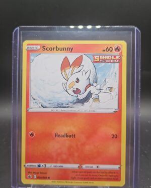 Scorbunny Chilling Reign Pokémon TCG common card