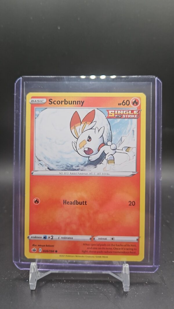 Scorbunny 026/198 Chilling Reign Pokémon TCG Non Holo Sword & Shield Common