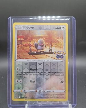 Pidove Pokémon GO reverse holo common Pokémon TCG card