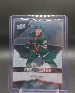 2018-19 UPPER DECK ICE PREMIERES NICK SEELER /1299 MINNESOTA WILD #62