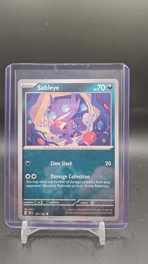 Sableye 107/162 2024 Pokemon TCG Scarlet & Violet Temporal Forces Uncommon