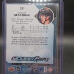2017-18 Upper Deck Series 1 Young Guns Jonny Brodzinski #231 - Image 2