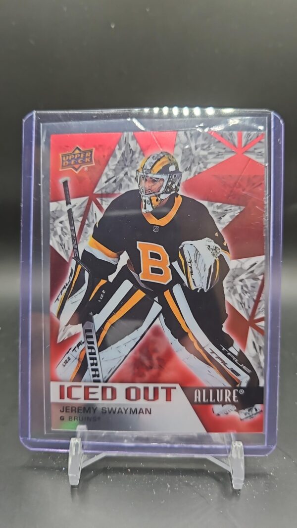 2021-22 Upper Deck Allure Iced Out Jeremy Swayman #IO-16 Rookie RC