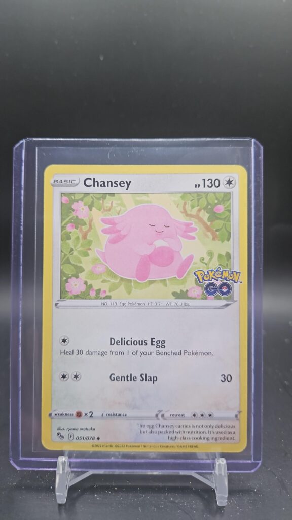 Chansey Pokémon Go uncommon Pokémon TCG card