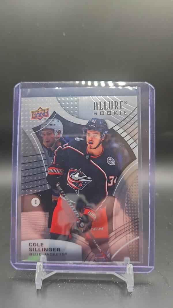 2021-22 UD Allure Base - Rookies #116 Cole Sillinger - Columbus Blue Jackets