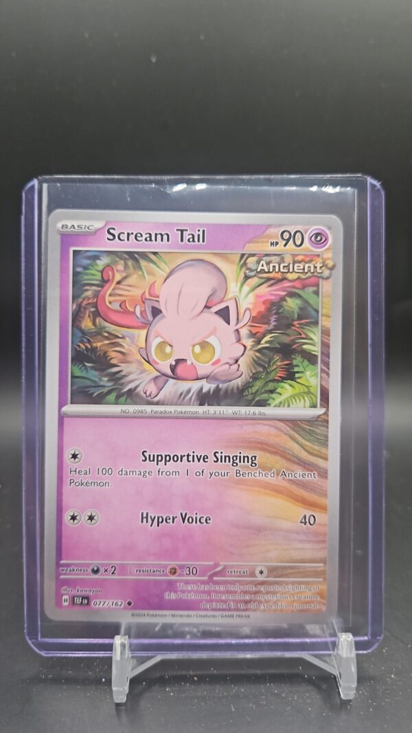 Scream Tail Temporal Forces reverse holo Pokémon TCG card