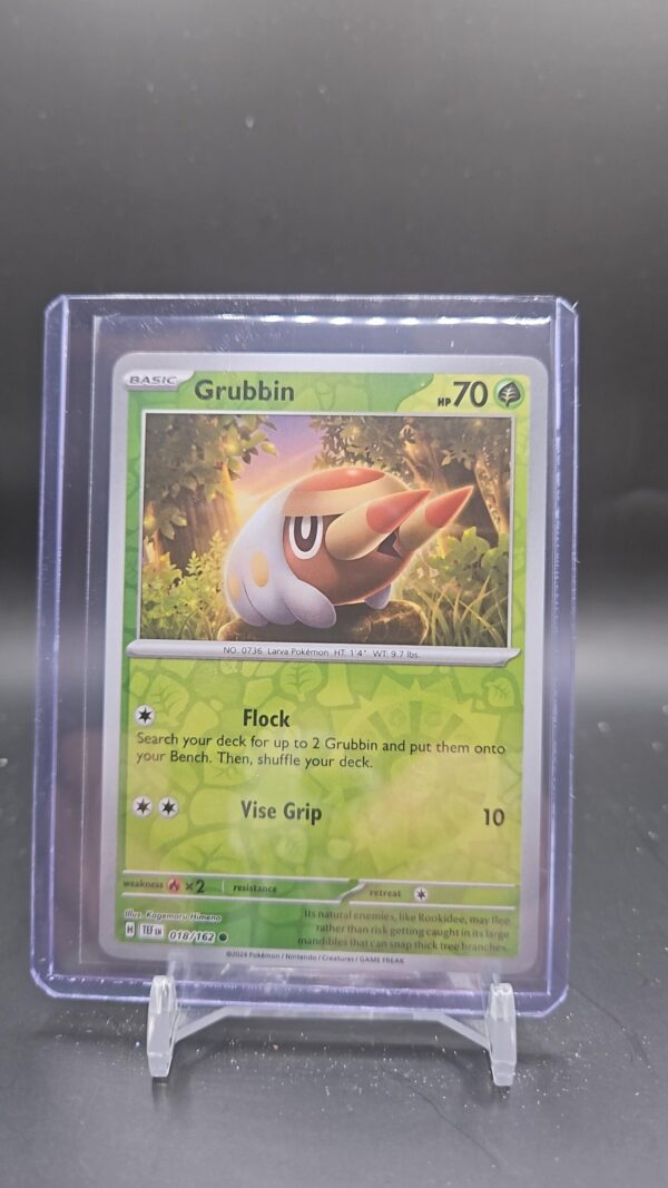 Grubbin 018/162 2024 Pokemon TCG Scarlet & Violet Temporal Forces
