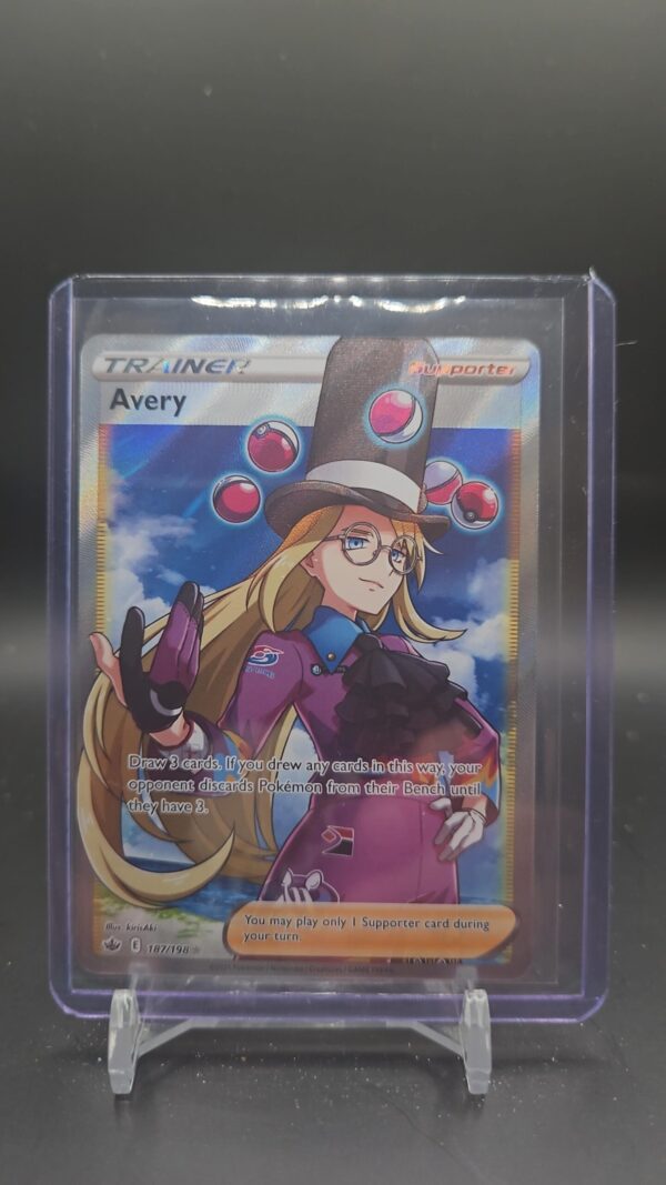 Avery 187/198 Sword & Shield Chilling Reign Full Art Trainer Pokémon Card