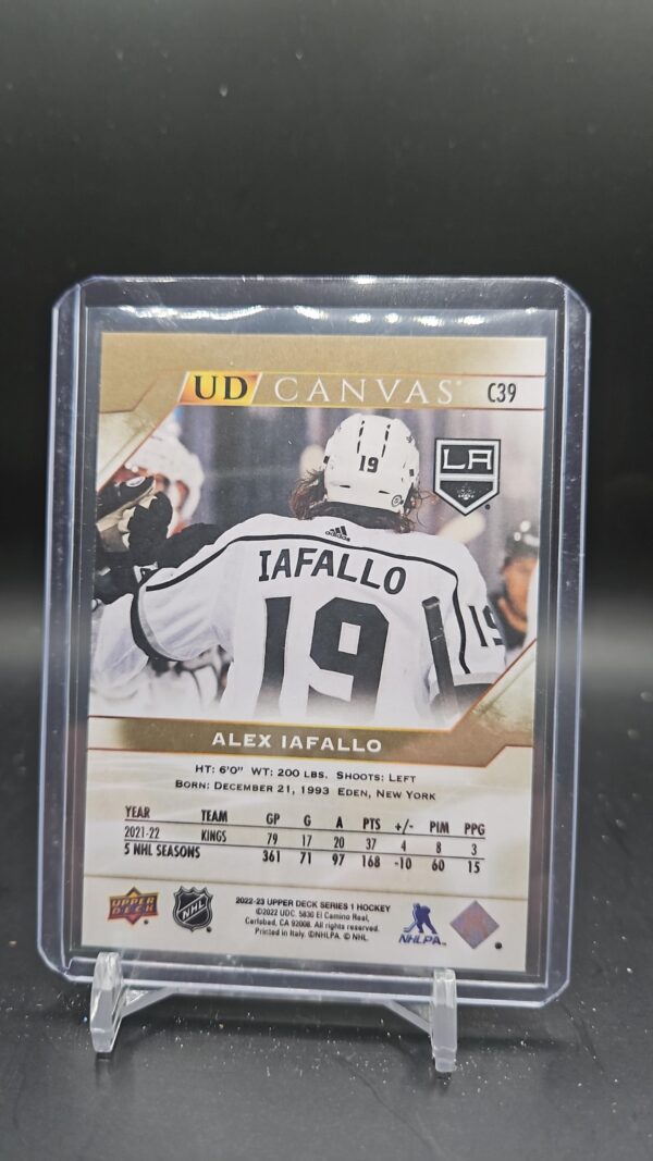 2022-23 Upper Deck UD Canvas #C39 Alex Iafallo - Image 2