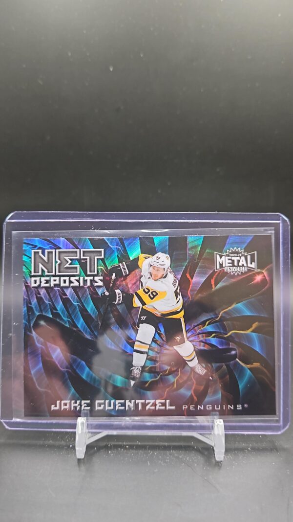 2020-21 Skybox Metal Universe Net Deposits Jake Guentzel Penguins #ND-13