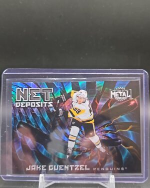 2020-21 Skybox Metal Universe Net Deposits Jake Guentzel Penguins #ND-13