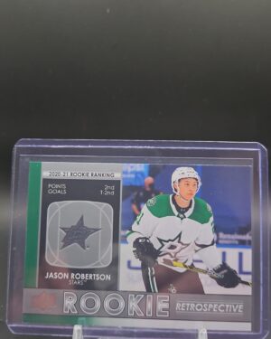 2021-22 Upper Deck Jason Robertson Rookie Retrospective #RR-2