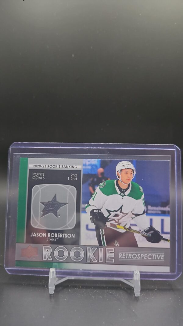 2021-22 Upper Deck Jason Robertson Rookie Retrospective #RR-2