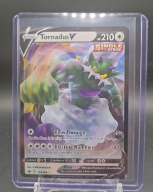 Tornadus V 124/198 Holo Ultra Rare Chilling Reign Pokémon TCG Card Front