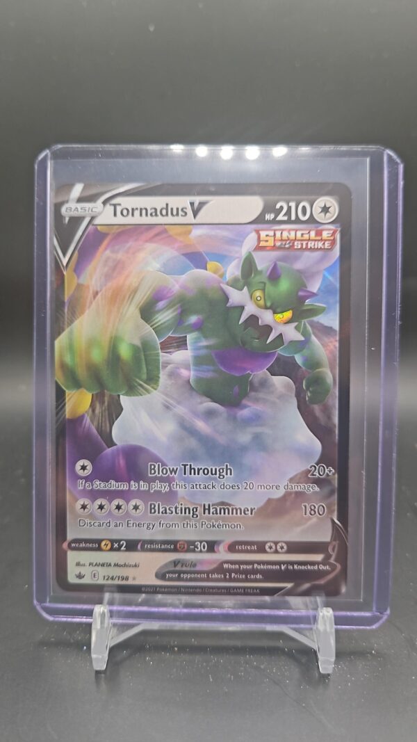 Pokémon TCG Tornadus V Sword & Shield - Chilling Reign 124/198 Holo Ultra Rare