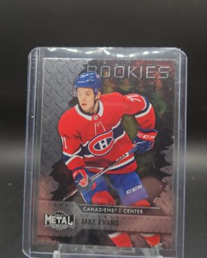 2020-21 Skybox Metal Universe Jake Evans Rookie #131 NHL card