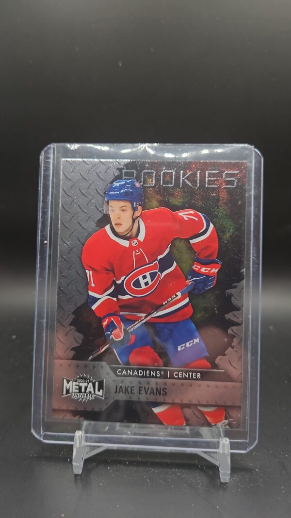 2020-21 Skybox Metal Universe JAKE EVANS ROOKIE #131 MONTREAL