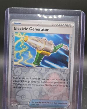 Electric Generator 079/091 Reverse Holo Uncommon Scarlet & Violet Paldean Fates