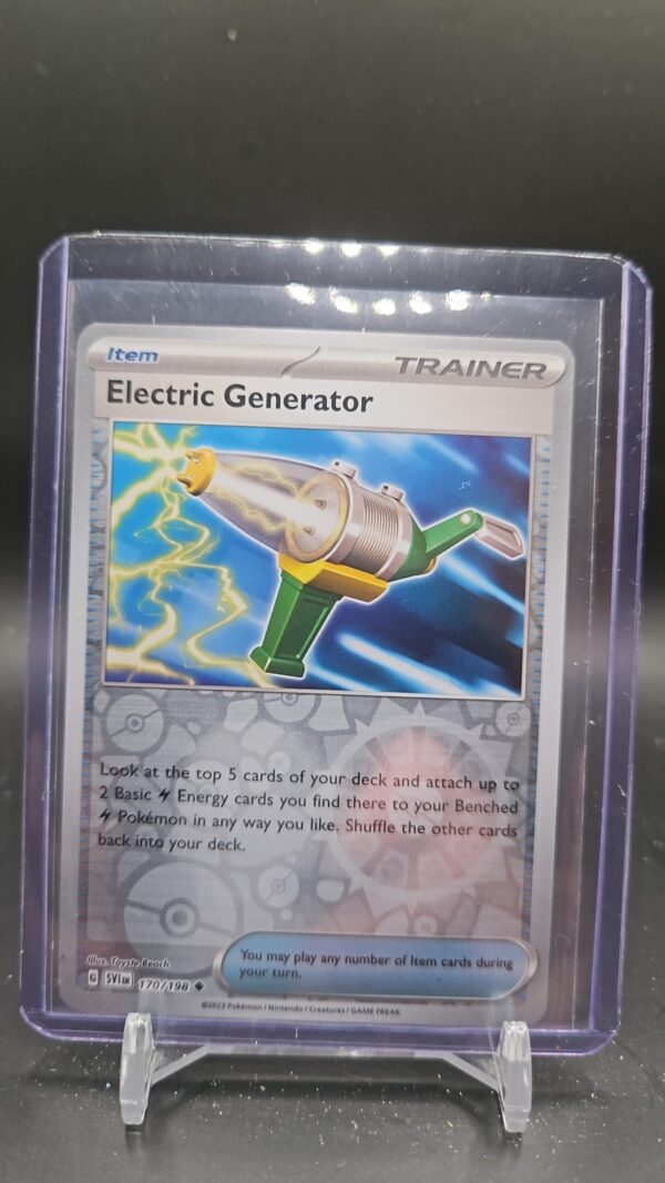 Electric Generator 079/091 Reverse Holo Uncommon Scarlet & Violet Paldean Fates